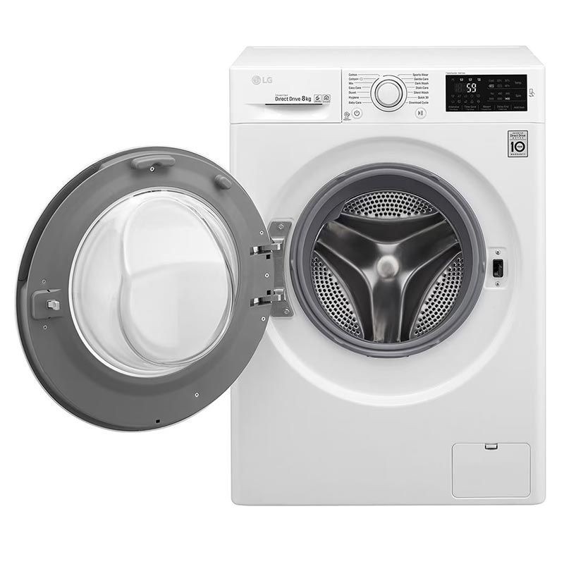 لباسشویی الجی 8 کیلو j6 سفید